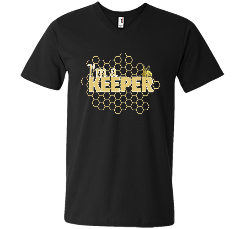Bee t shirt I'm a Keeper funny beekeeper tee