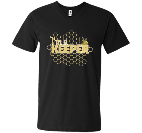 Bee t shirt I'm a Keeper funny beekeeper tee