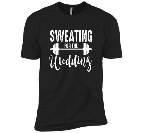 Sweating for the Wedding T Shirt bride Gym Shirts
