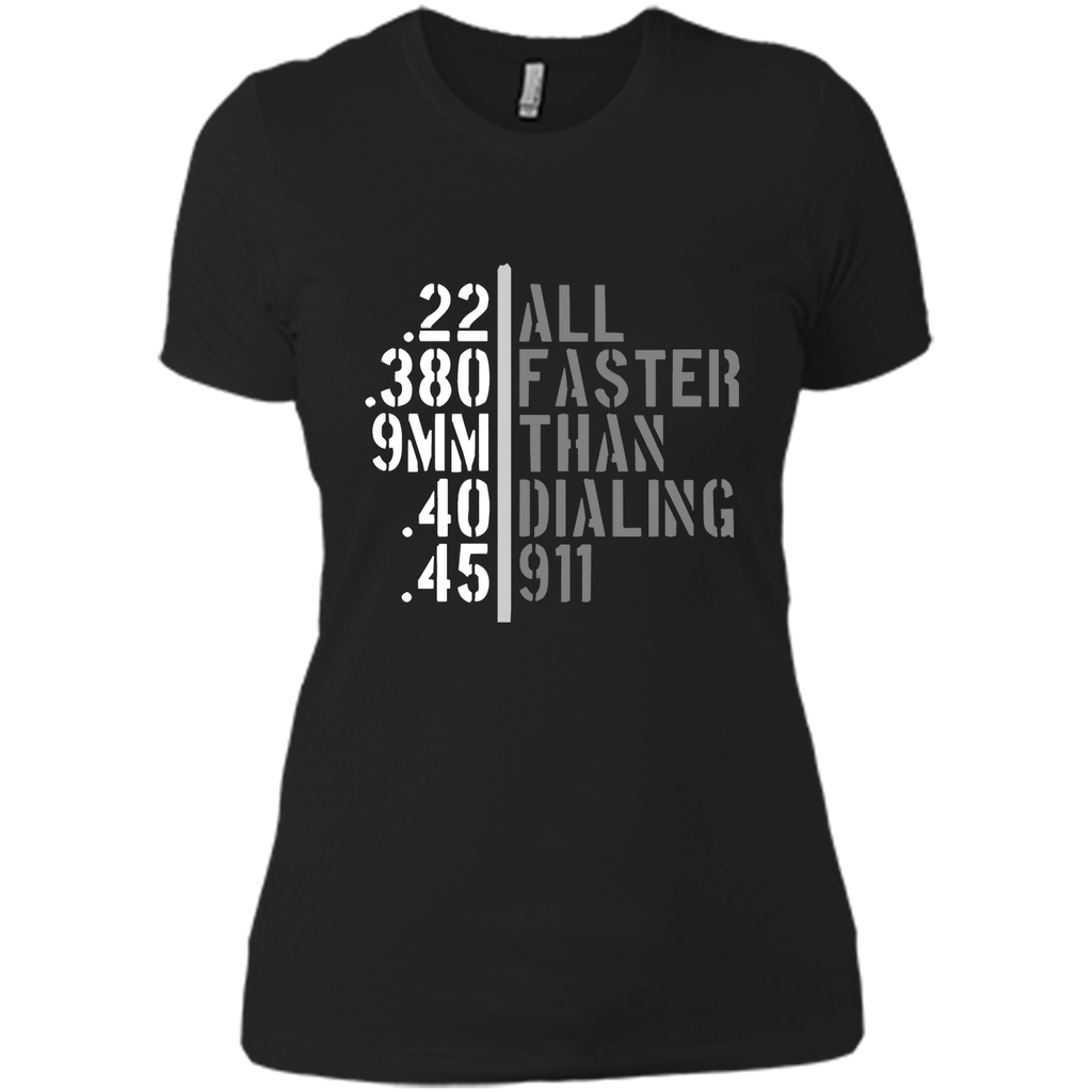 Mens All Faster Than Dialing 911_Shirt