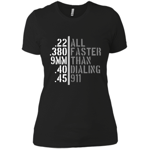 Mens All Faster Than Dialing 911_Shirt