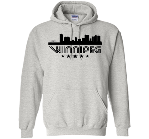 Winnipeg Manitoba Skyline Retro Style T-Shirt