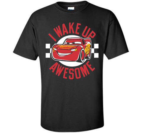 Disney Pixar Cars 3 McQueen Wake Up Awesome Graphic T-Shirt