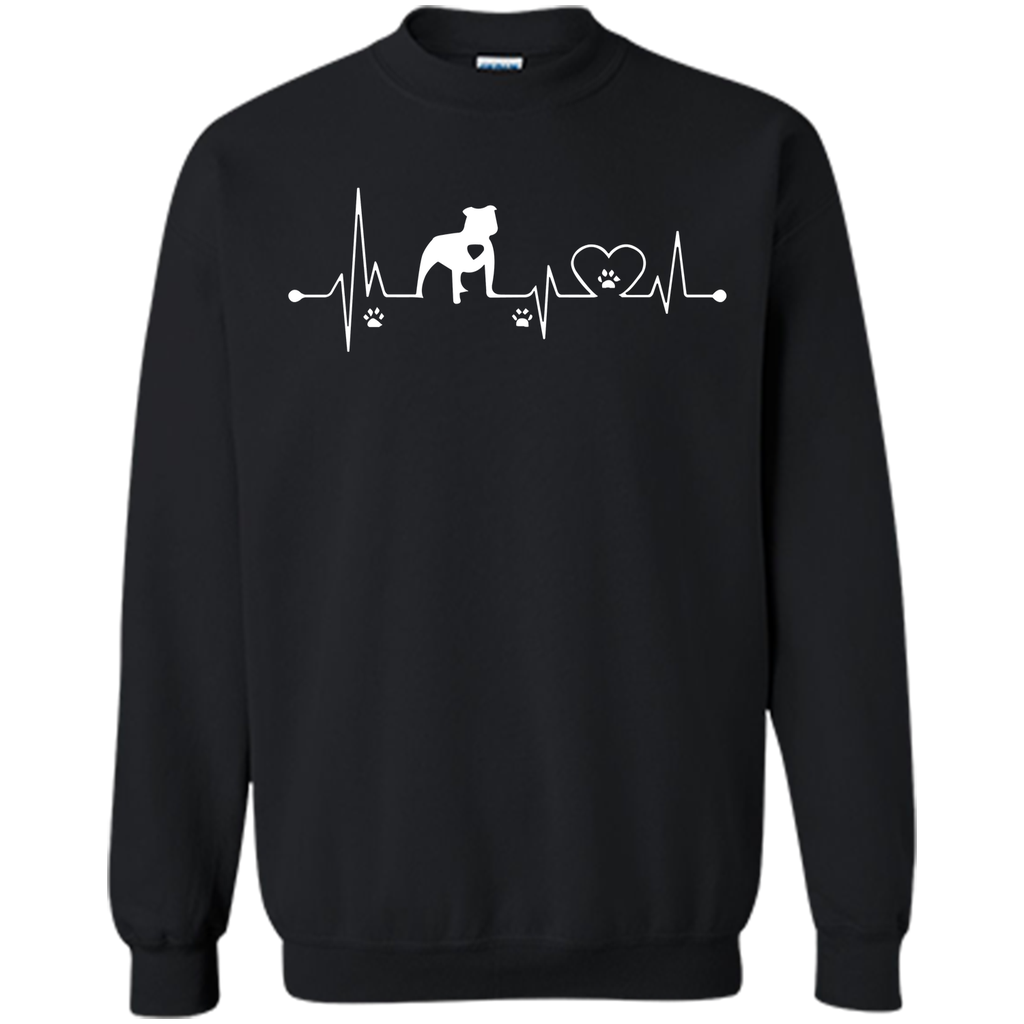 Heartbeat Dog All Pitbull T-shirt Birthday Gift