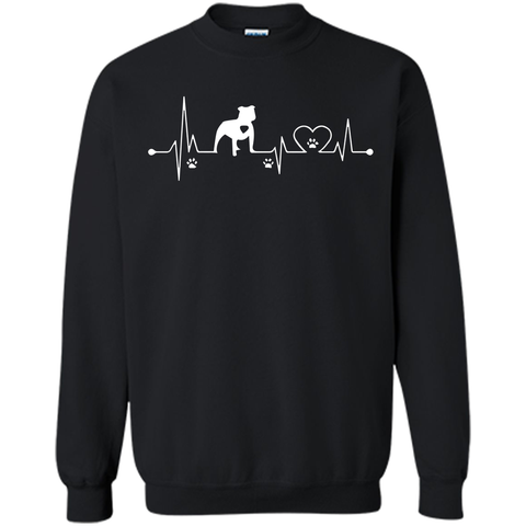 Heartbeat Dog All Pitbull T-shirt Birthday Gift