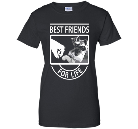 Schnauzer Best Friends For Life tshirt