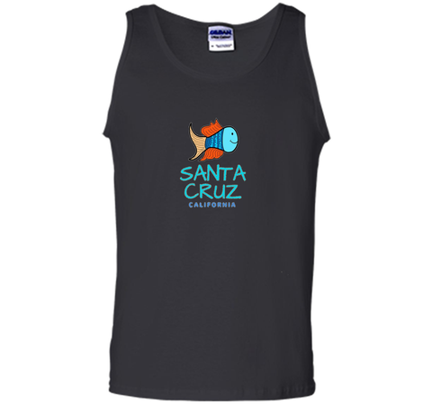 Santa Cruz California T-Shirt, Fun Fish California Surf Tee