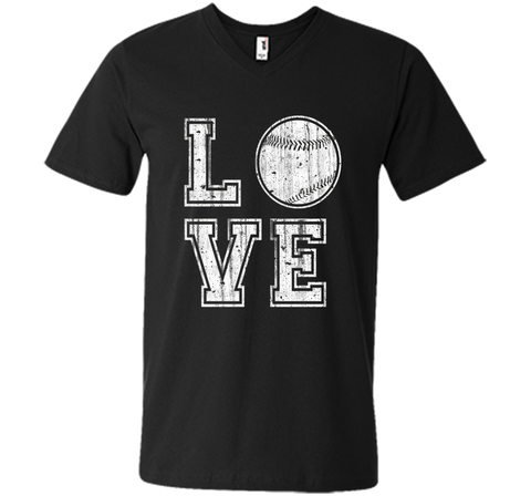 I Love Baseball Ball T Shirt Baseball Gift for Mom Dad Fan
