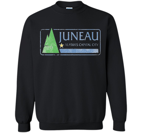 City Flag of Juneau Alaska Travel Sweatshirt