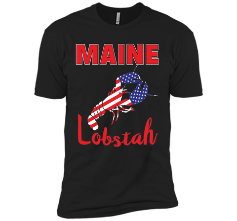 Maine American Lobstah, Lobster 4th of July Tshirt