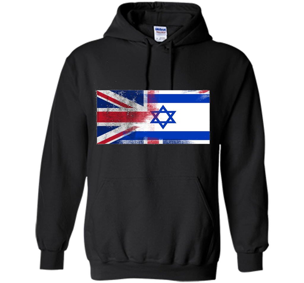 British Israeli Half Israel Half UK Flag Shirt