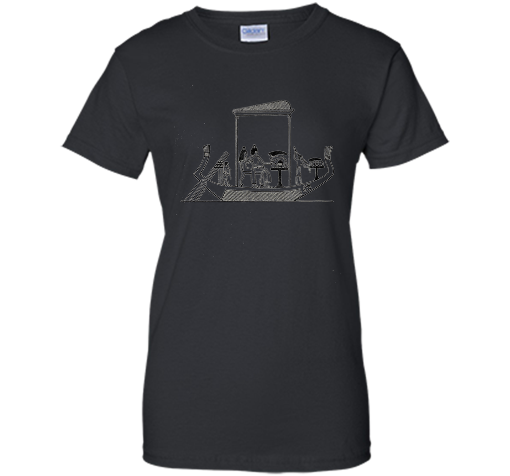 Egyptian Boat Ship Shirt Love Egypt Archaeologist Gifts Tee