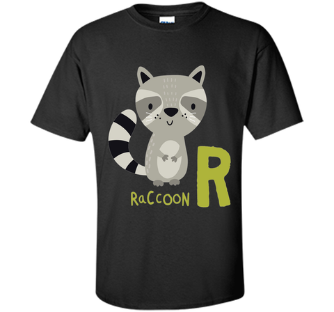 Alphabet Animals Raccoon T-Shirt