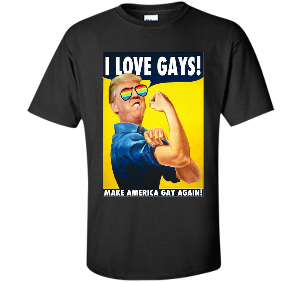 Make America Gay Again Rosie the Riveter Gay Pride Shirt