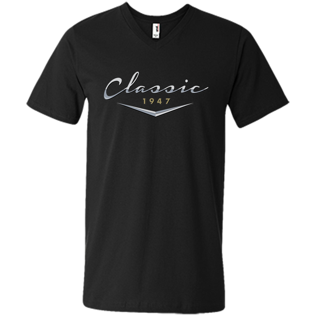 Men's Vintage Classic 1947 T Shirt  70th Birthday Gifts for Him