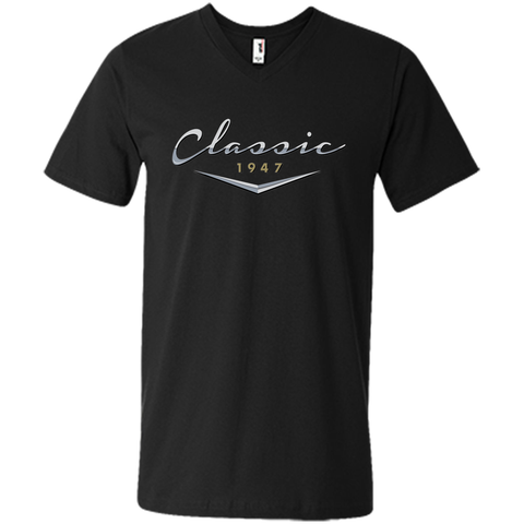 Men's Vintage Classic 1947 T Shirt  70th Birthday Gifts for Him
