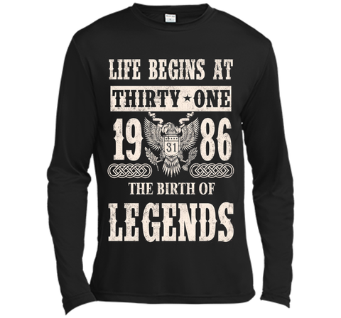 Life Begin At Thirty-One 1986 T Shirt