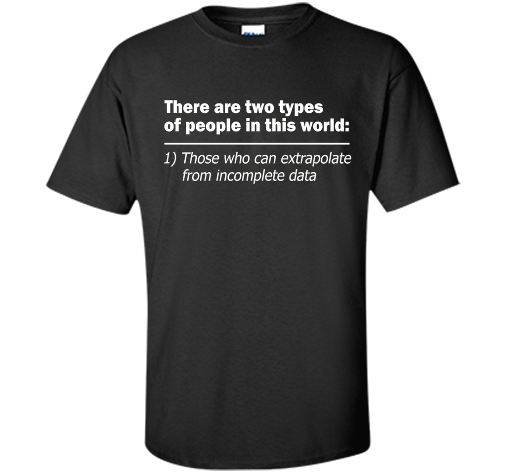 There Are Two Types Of People In This World T-Shirt funny