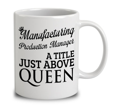 Manufacturing Production Manager A Title Just Above Queen