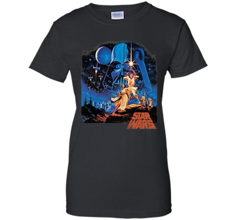 Star Wars Classic Scene Graphic T-Shirt