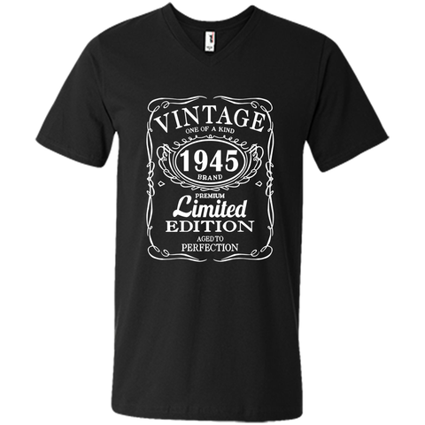 Vintage Born in 1945 72 Years Old Birthday Tshirt