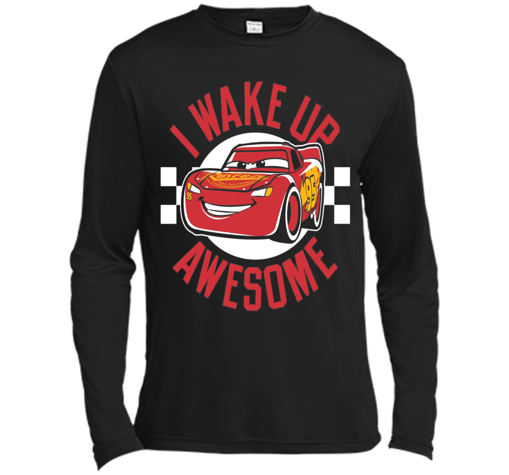 Disney Pixar Cars 3 McQueen Wake Up Awesome Graphic T-Shirt