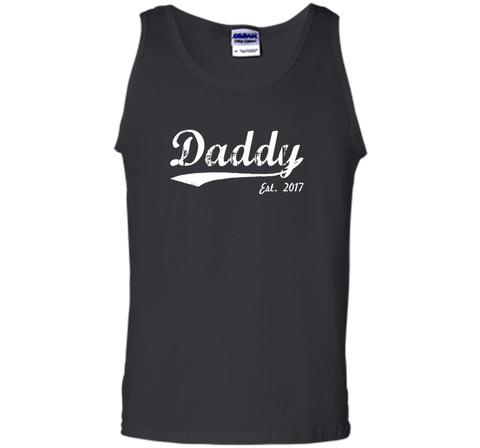 Men's New Daddy T-Shirt - Daddy Est. 2017 - Daddy To Be T-Shirt