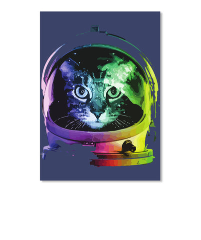 Funny Cat In Space T-Shirt