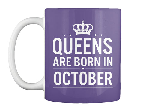 Queens Are Born In October - T-Shirts