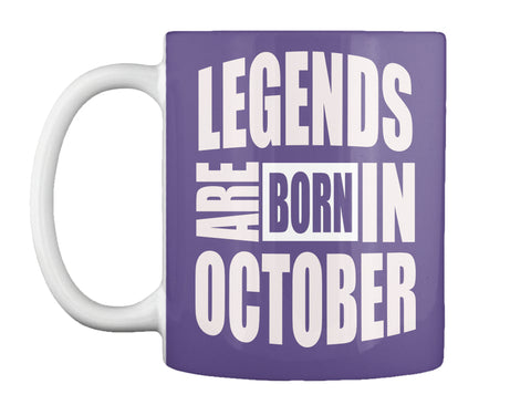 LEGENDS ARE BORN IN OCTOBER T-SHIRTS