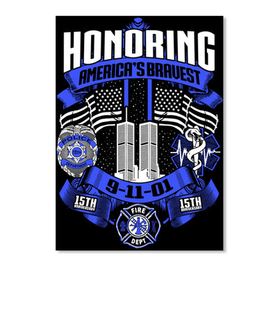 15th Anniversary Of 9/11 Sticker
