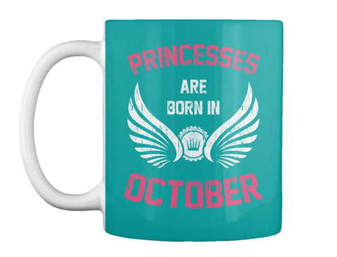 Princesses Are Born In October T-Shirt