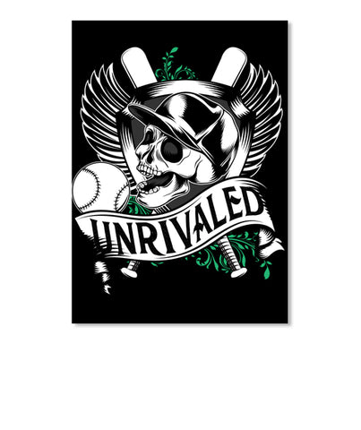 Unrivaled Baseball Skull T-shirt