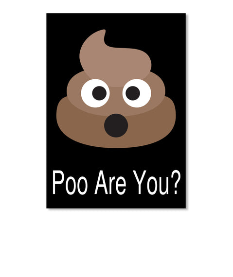 Poo Are You Funny Poop Emoji