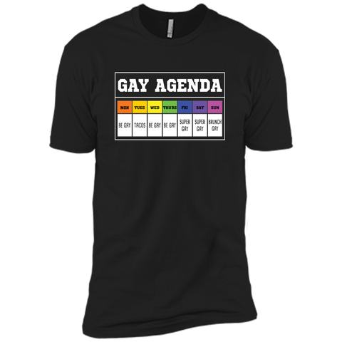 Gay Agenda Funny T Shirt