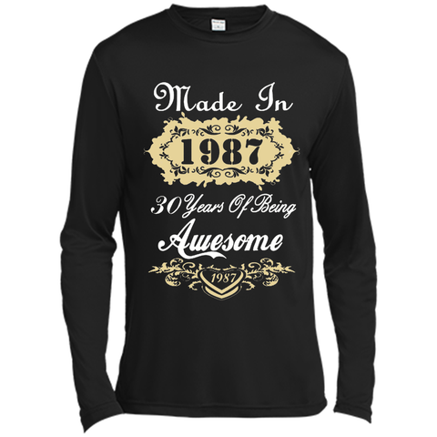 VINTAGE BORN IN 1987 T SHIRT 30 YEARS OLD BIRTHDAY