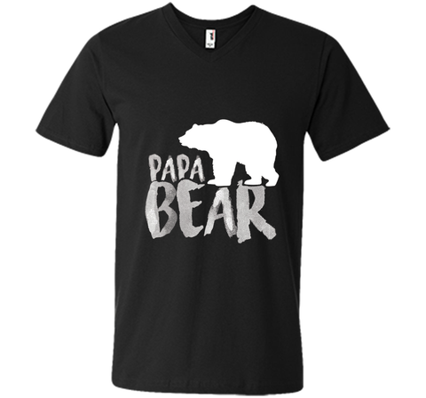 Mens Papa Bear Family Tulioct T-Shirt - Gift for father day