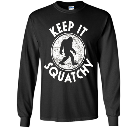 Keep it Squatchy Bigfoot T-Shirt Funny Sasquatch Gift