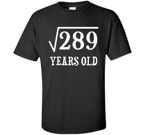Square Root of 289 17 yrs years old 17th birthday T-Shirt