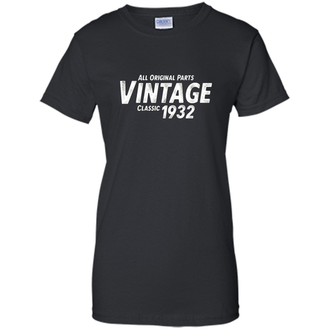 85th Birthday Gift T-Shirt Vintage Classic 1932