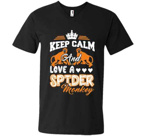 Spider Monkey Shirt - Keep Calm And Love A Spider Monkey Tee