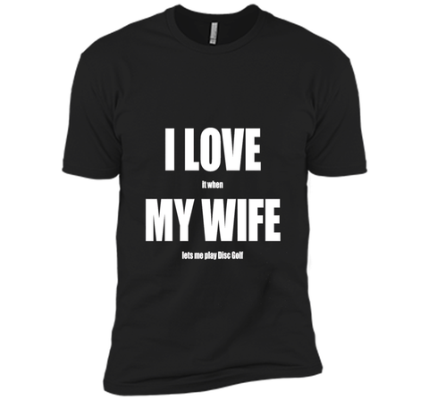I Love My Wife - Funny Disc Golf T-shirt