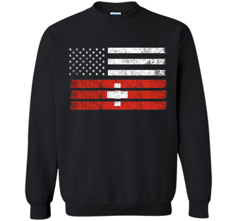 Swiss American Flag - USA Switzerland Shirt