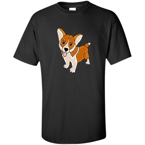 funny cool welsh corgi puppy dog art T-Shirt