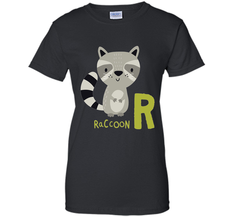 Alphabet Animals Raccoon T-Shirt
