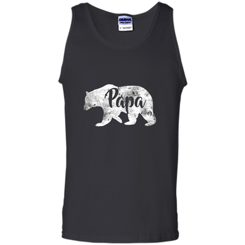 Men's Papa Bear T-Shirt Awesome Camping Father's Tee