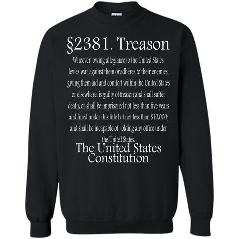 Double Sided Anti Trump Impeach 45 T-shirt + Treason Law