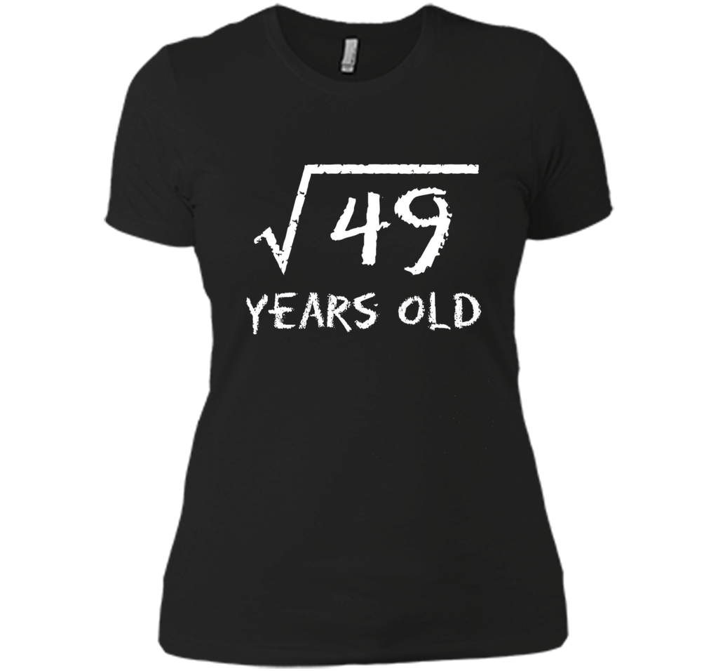 Square Root of 49: 7th Birthday 7 Years Old T-Shirt