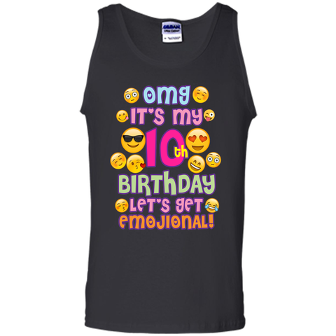 Emoji Shirt For Girls Birthday 10 Ten Year Old Emoji Fun