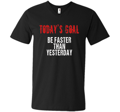 Today's Goal Be Faster Funny Running T-shirt for Runners